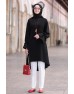 Eflin Tesettür Tunik - Siyah - Fuval Moda Eflin Tesettür Tunik - Siyah - Fuval Moda